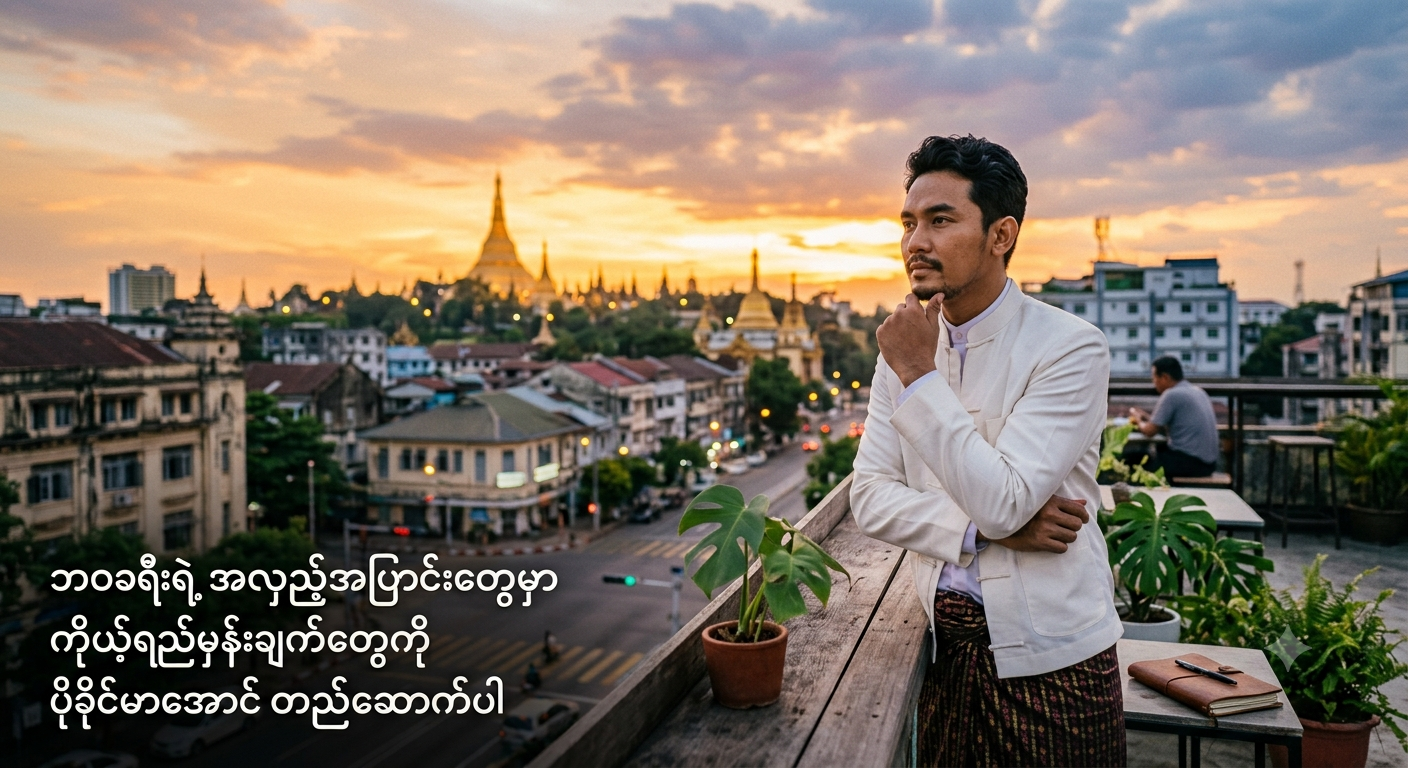 အသက် ၂၀ ဝန်းကျင်မှာ လမ်းပျောက်ဖူးပြီး အသက် ၃၀ ကျော်မှာ ရည်မှန်းချက် ပိုခိုင်မာလာရခြင်းရဲ့ လျှိဝှက်ချက် 💡