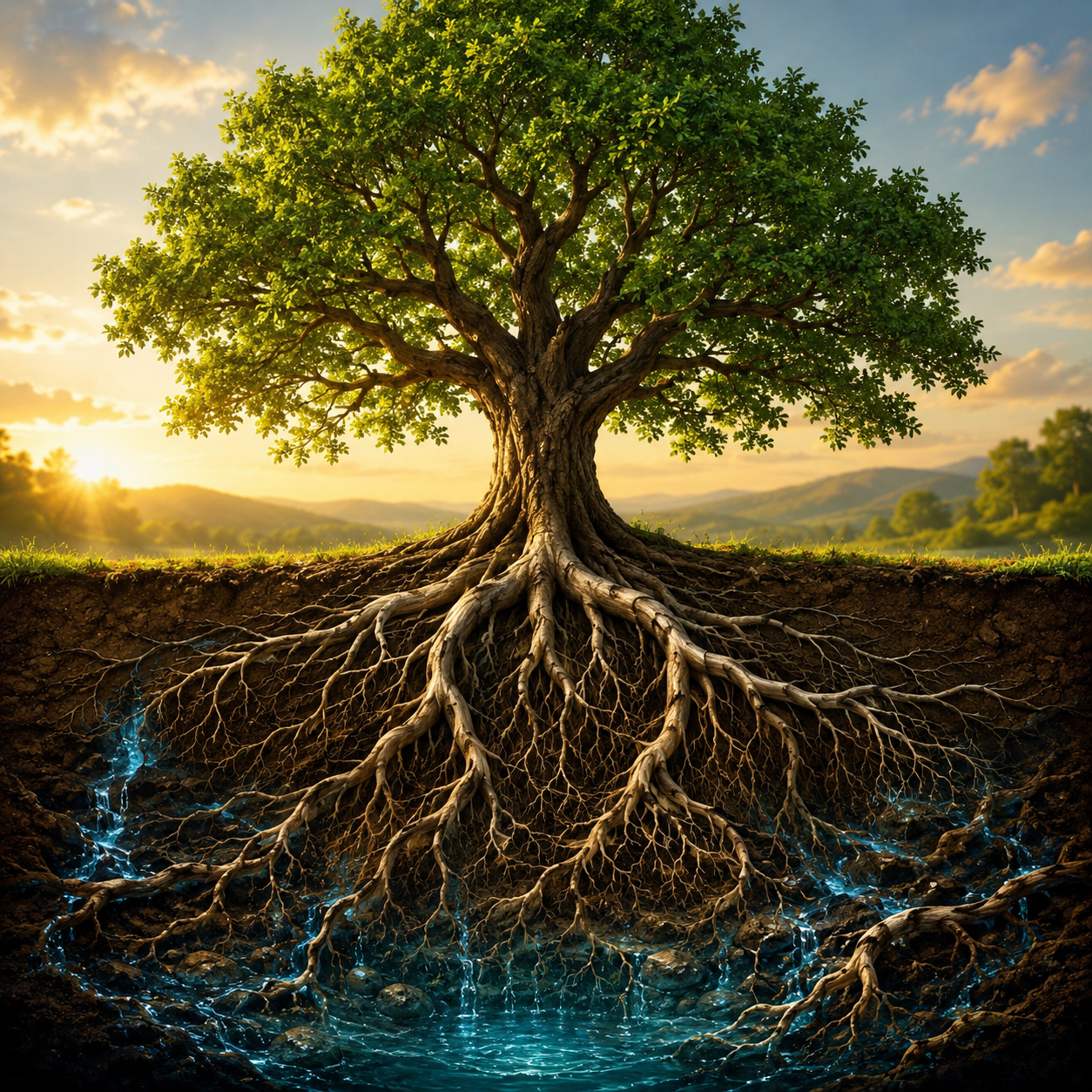 🌱 မမြင်ရတဲ့ အမြစ်ကပဲ သစ်ပင်ကို ရှင်သန်စေတယ်